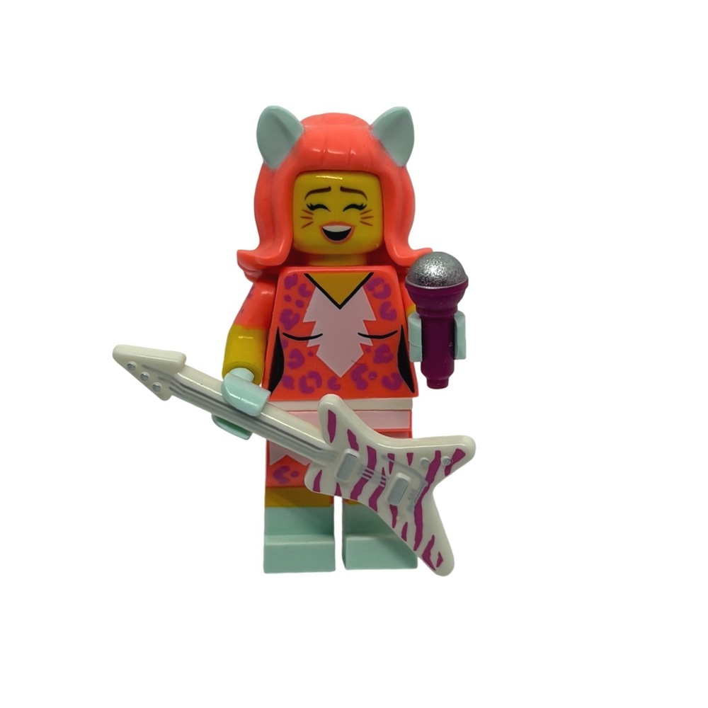 LEGO Movie Candy Singer Minifigure 71029 Kitty Pop Star Guitar & Microphone